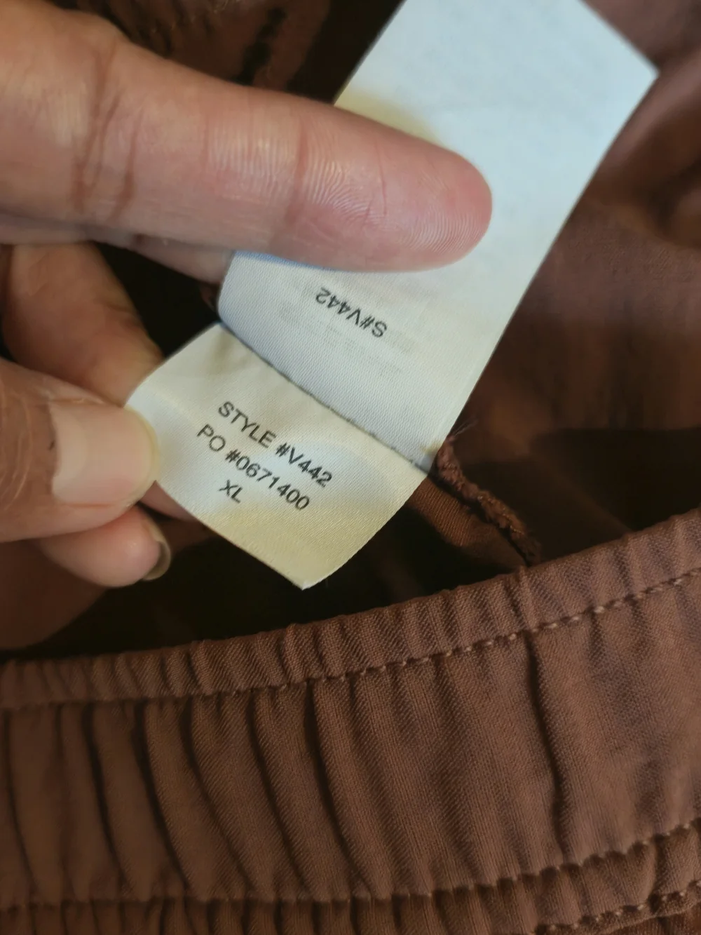 Vuori Men's Ripstop Climber Rust Brown Pants